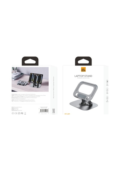 Nettech Nt-ls01 Ev-ofis-okul Laptop Tablet Stand - Gümüş