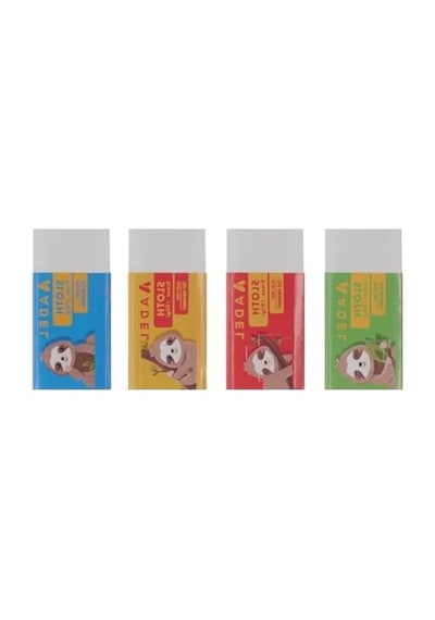 Asorti Sloth Temalı Pvc-free Silgi Seti, 30 Adet