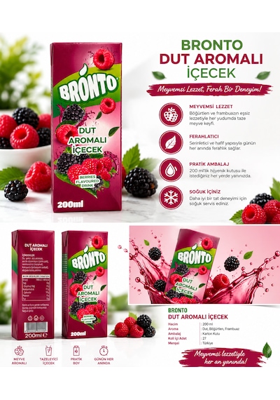 Dut Aromalı İçecek 200 Ml X 27 Adet Koli