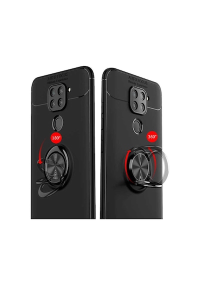 Xiaomi Redmi Note 9 Kilif Yüzüklü Magnetli Ravel Case 406653386