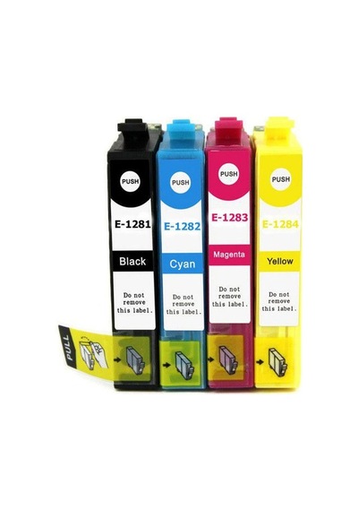 Printpen Epson T1282 Uyumlu Mavi Kartuş Stylus Office B42. Bx305