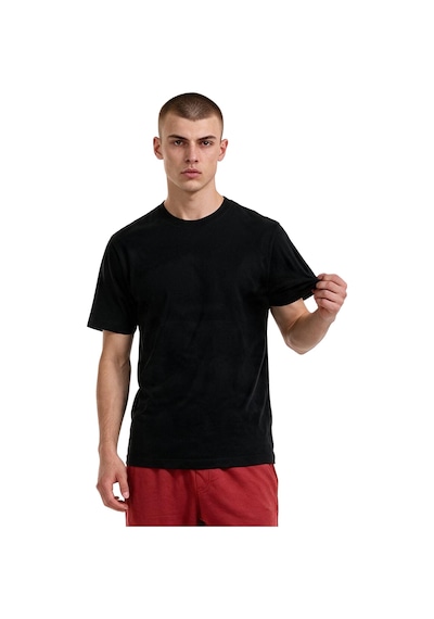 Talek Erkek Siyah Günlük Stil T-shirt 26ke0007-syh