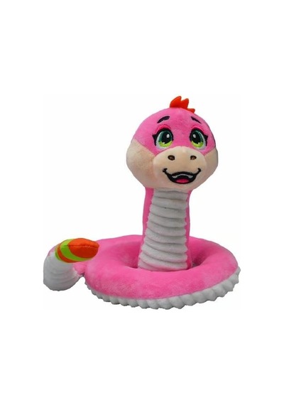 Mey İthalat 62315 Peluş 35cm Sevimli Yılan -hly Pembe
