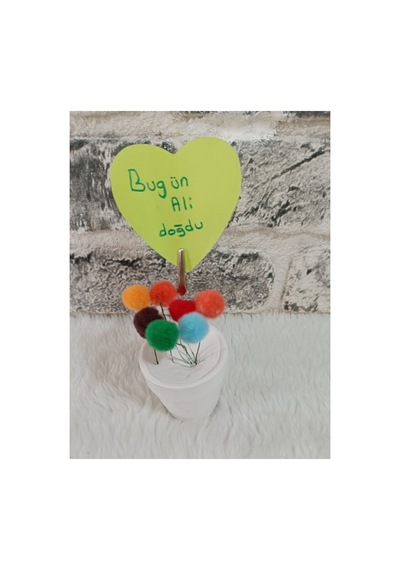 El Yapımı Ponponlu Not Tutacağı. Diğer