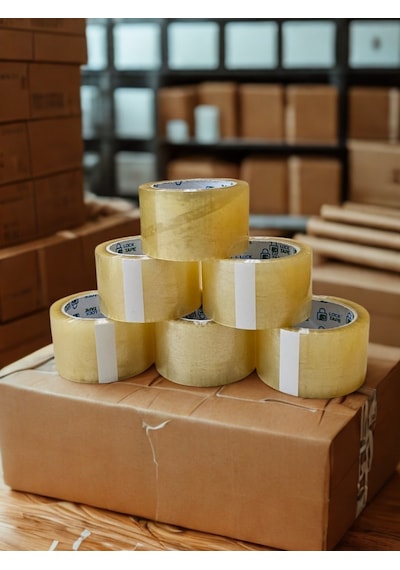 45mm Şeffaf Koli Bandı- 18 Adet - Hotmelt - Extra Güçlü Yapışma 18