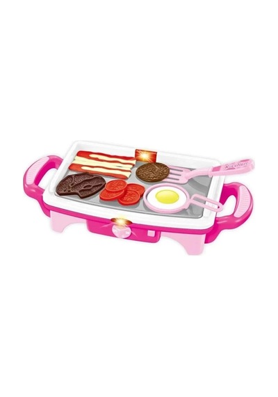 Işıklı Aksesuarlı Teppenyaki Izgara Pembe