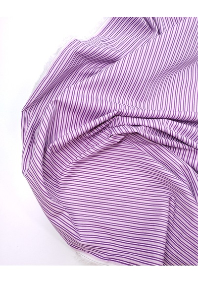 Bordo Pembe Beyaz Boyuna Çizgili Poplin Kumaş Gömleklik & Elbiselik En: 135cm-12597 Bordo,pembe,beyaz