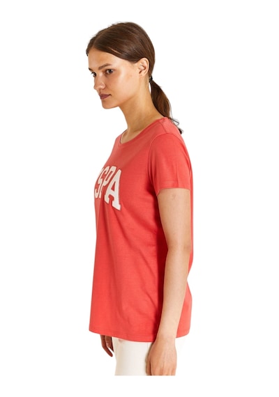 U.S. Polo Assn. Kadın Basic Tişört 1804839 Narçiçeği
