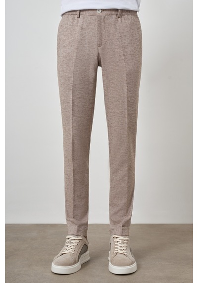 Morven Erkek Vizon Trend Tam Lastikli Slim Fit Pantolon 25ys003007405 Vizon