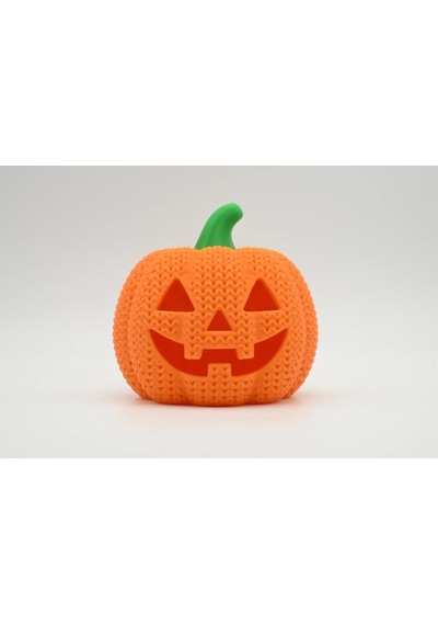3d Baskı Örgü Dokulu Balkabağı Fener Cadılar Bayramı Tealight Mumluk Dekoratif Balkabağı Turuncu
