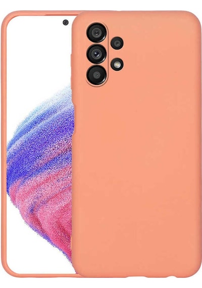Samsung Uyumlu Galaxy A73 Kılıf Zore Mara Lansman Kapak Turuncu