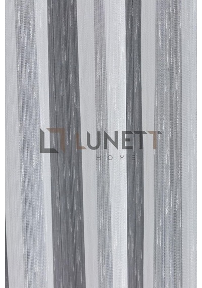 Lina01 Sık Pileli 1x3 Tül Perde Salon Balkon Mutfak Tülü, 600 X 240 Çok Renkli