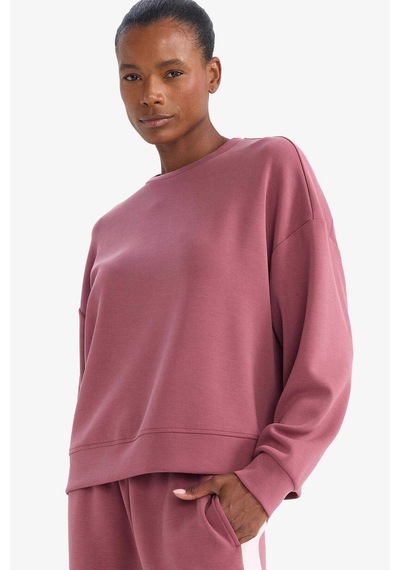 Defacto Modal Sporcu Sweatshirt F8353ax26spbr252 Bordo-br252