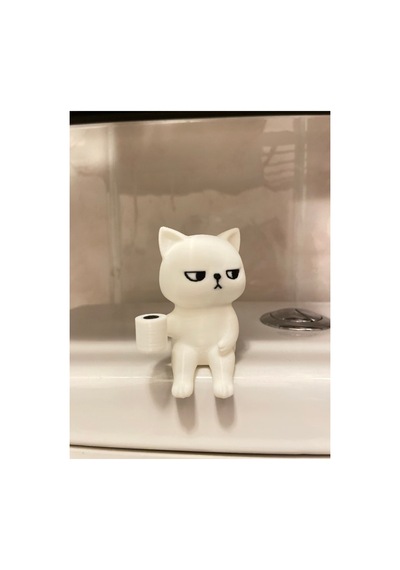 Buççin Online Mağaza Wc Raf Huysuz Kedi Dekoratif Obje Biblo Kupito "hediyelik" Plastik Beyaz Buççin Online Mağaza Wc Raf Huysuz Kedi Dekoratif Obje Biblo Kupito "hediyelik" Plastik Beyaz