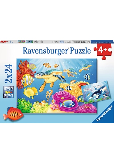 Ravensburger Puzzle 2x24 Parça Under The Sea 78158