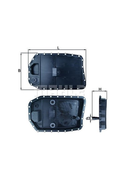 Mahle Hx154 Otomatık Sanzıman Yag Fıltresı Bmw E60 E90 X5 E70 X6 E71 Ga6hp19z
