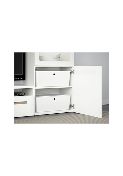 Ikea Kuggıs Büyük Kapaklı Depolama Kutusu 37 X 54 X 21 Cm Beyaz