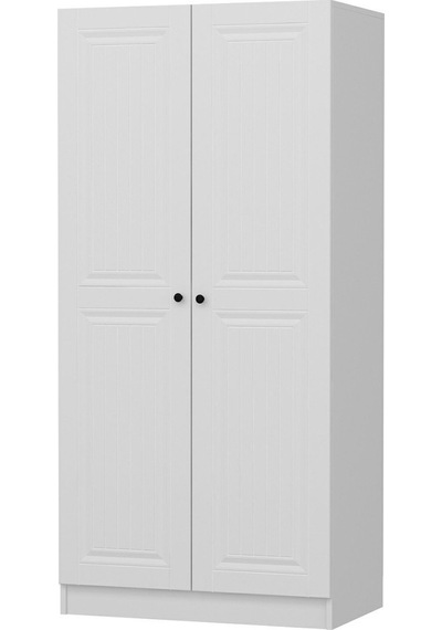 Kale 2 Mebran Kapaklı Dolap - Beyaz 190cm