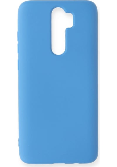Cosmotex Newface Xiaomi Redmi Note 8 Pro Kılıf Nano İçi Kadife Silikon - Mavi