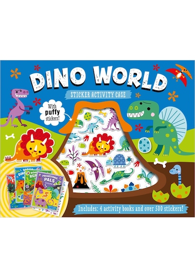 Dino World Sticker Activity Case Box Sets