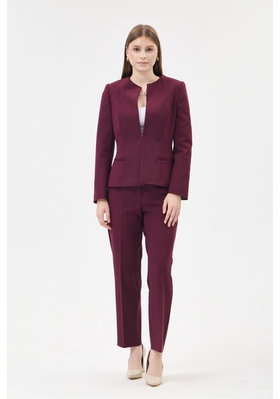 Velnara Moda Mürdüm Klasik Kadın Takım Elbise-sıfır Yaka Ceket & Cepli Dar Paça Pantolun Koyu Mürdüm - 927027358 Koyu Mürdüm Velnara Moda Mürdüm Klasik Kadın Takım Elbise-sıfır Yaka Ceket & Cepli Dar Paça Pantolun Koyu Mürdüm - 927027358 Koyu Mürdüm