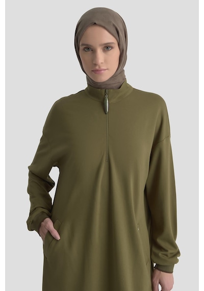 Armine Trend Yarım Fermuarlı Kolları Ribanalı Cepli Örme Tunik Yağ Yeşili 25kt461 Yağ Yeşili Armine Trend Yarım Fermuarlı Kolları Ribanalı Cepli Örme Tunik Yağ Yeşili 25kt461 Yağ Yeşili
