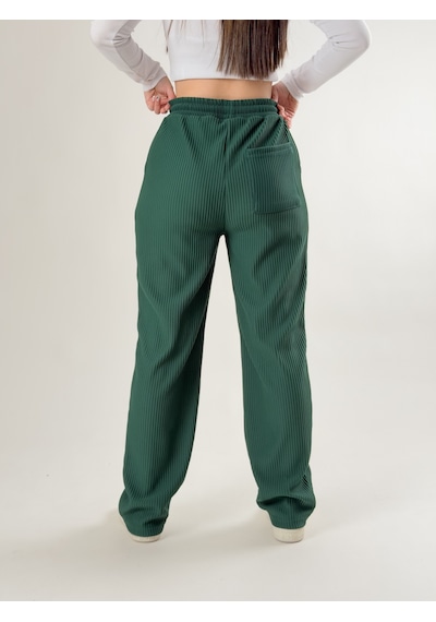 Cocopelli Yeşil Fitilli Kadın Baggy Pantolon Coc2693 Yeşil