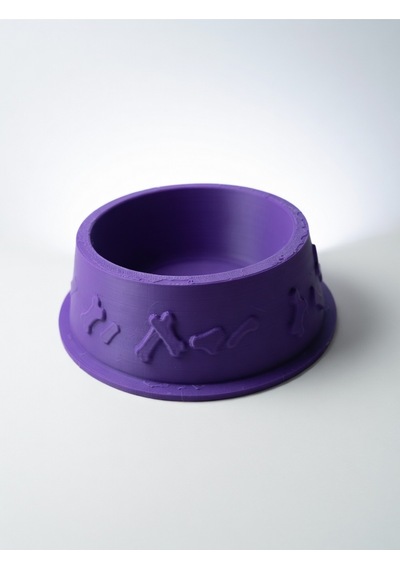 Kemik Desenli Mama Kabı 3d Baskı Kedi Köpek Mama Ve Su Kabı 12cm