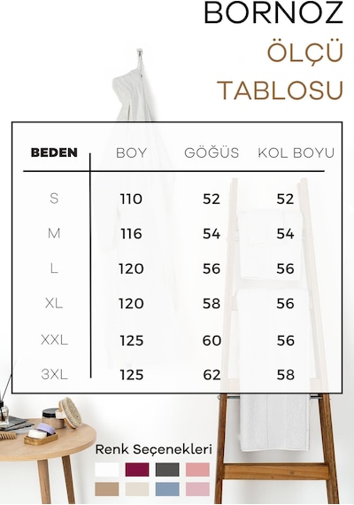 Soley Kimono %100 Pamuk Kimono Bornoz Pembe