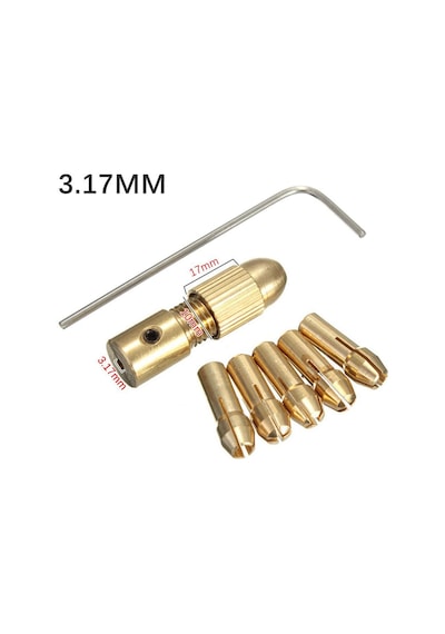 5339 Motor Mili Uyumlu Pensli Mini Mandren Set 7 Parça