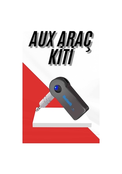 Hepsi Tüm Cihazlara Uyumlu Bluetooth Aux Araç Kiti Siyah Najmaddin