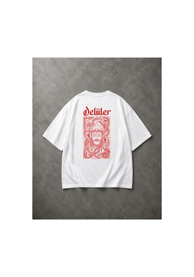 Yolo Street Deliler Osmanlı Savaşçı Baskılı Beyaz Oversize Erkek Tişört Sırt Baskı %100 Pamuk Vintage Streetwear Beyaza1 Yolo Street Deliler Osmanlı Savaşçı Baskılı Beyaz Oversize Erkek Tişört Sırt Baskı %100 Pamuk Vintage Streetwear Beyaza1