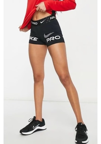 Nike Pro Dri-fit 3in Kadın Siyah Antrenman Şortu Siyah