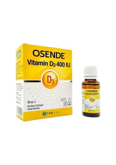 Osende Vitamin D3 400 Iu Damla Sprey 20 ML