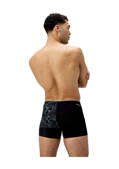 Speedo Hyperboom V Cut Aquashort Erkek Yüzücü Mayosu Siyah