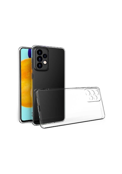 Zore Galaxy Uyumlu A73 Kılıf Kamera Korumalı Süper Silikon Kapak - Renksiz Renksiz