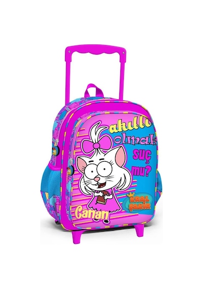 Coral High Kral Şakir Pembe Çekçekli 2'li Çanta Seti Set0233118
