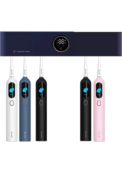 Pluzz X114 Diş Fırçası Tutacağı Ve Sensörlü Uv Sterilizatör Philips Led Teknolojisi Diğer