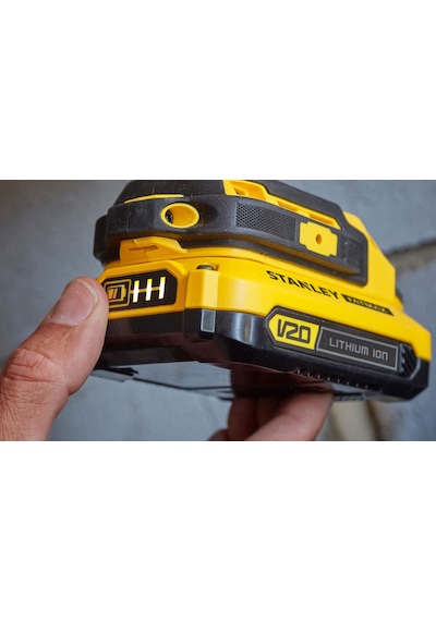 Stanley Fatmax V20 18V 2.0AH Çift Akülü Darbeli Matkap + 85 Parça Set