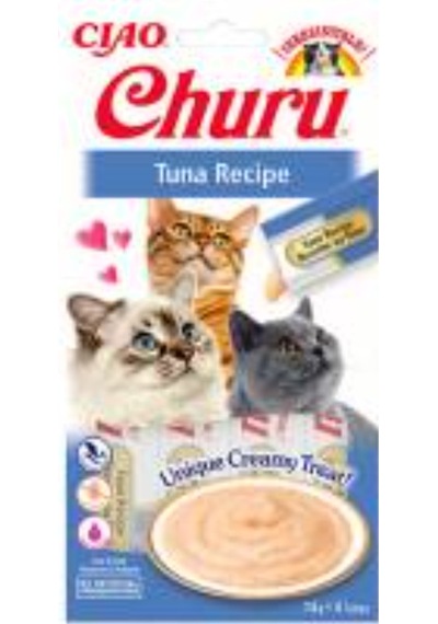Ciao Churu Cream Ton Balıklı Kedi Ödül Kreması 4 x 14 G
