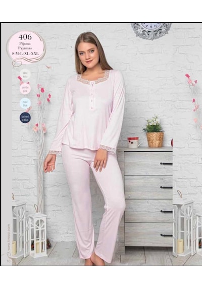 Limissi 406 Pembe Hamile Lohusa Pijama Takımı