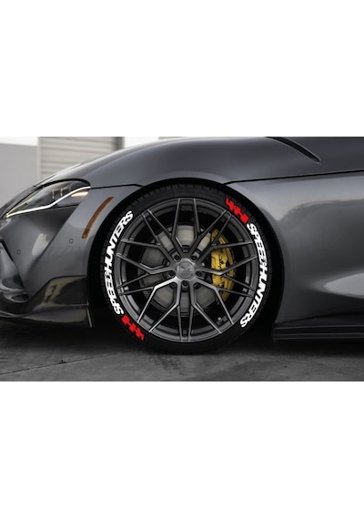 Lastik Yazısı Speedhunters Araç Lastik Stikeri 8adet 31mm Büyük