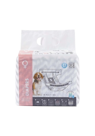 M-pets Dişi Köpek Külodu M Beden 10 Lu Paket - Sızdırmaz Regl Ve Çiş Bezi