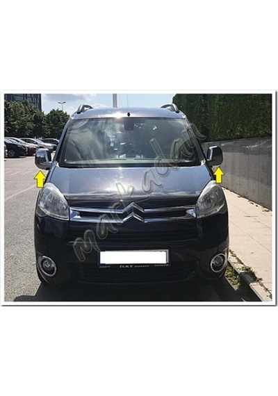 Markadan Citroen Berlingo Krom Ayna Kapağı 2012-2018 2 Parça  Abs