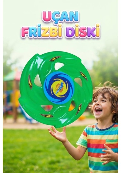 Kolay Kavranır 22 Cm Profesyonel Uçan Disk Frisbee - Açık Alan Park Ve Plaj Oyuncağı