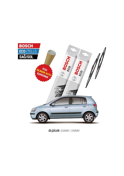 Hyundai Getz Silecek Takımı 2002-2011 Bosch Eco
