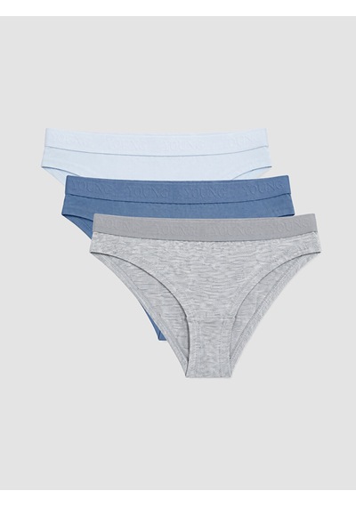 Lcw Young Mavi Bikini Külot 3'lü