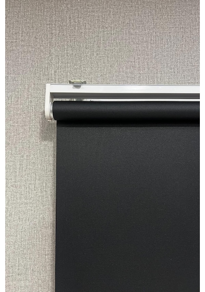 Stor Perde İthal Mat Polyester Siyah Siyah