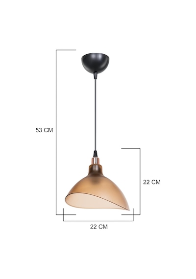 Ag Lightdesign Bal Rengi Sarkıt Avize Yatak Odası Salon Mutfak Koridor Lamba 22 Agnm29 Diğer