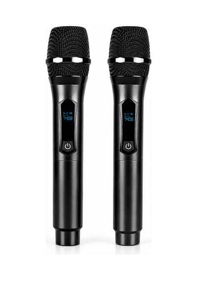 Çift Kablosuz Mikrofon Uhf Teknolojisi Uczz2mikrafon-4